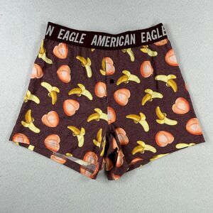 American Eagle Boxers‎ Men's Small Soft Peach Banana Print NWT
